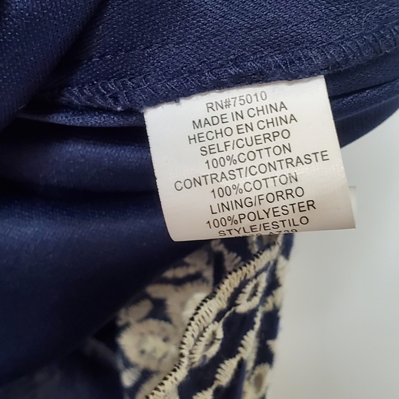 Navy Blue City Triangle Dress - (GUC) Size 1 - Picture 10 of 10